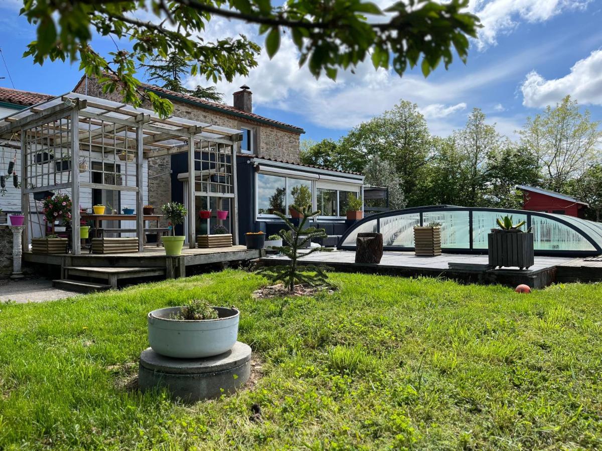 Aux Yourtes De La Fabrique Saint-Florent-des-Bois Ngoại thất bức ảnh